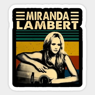 Black vintage lambert Sticker